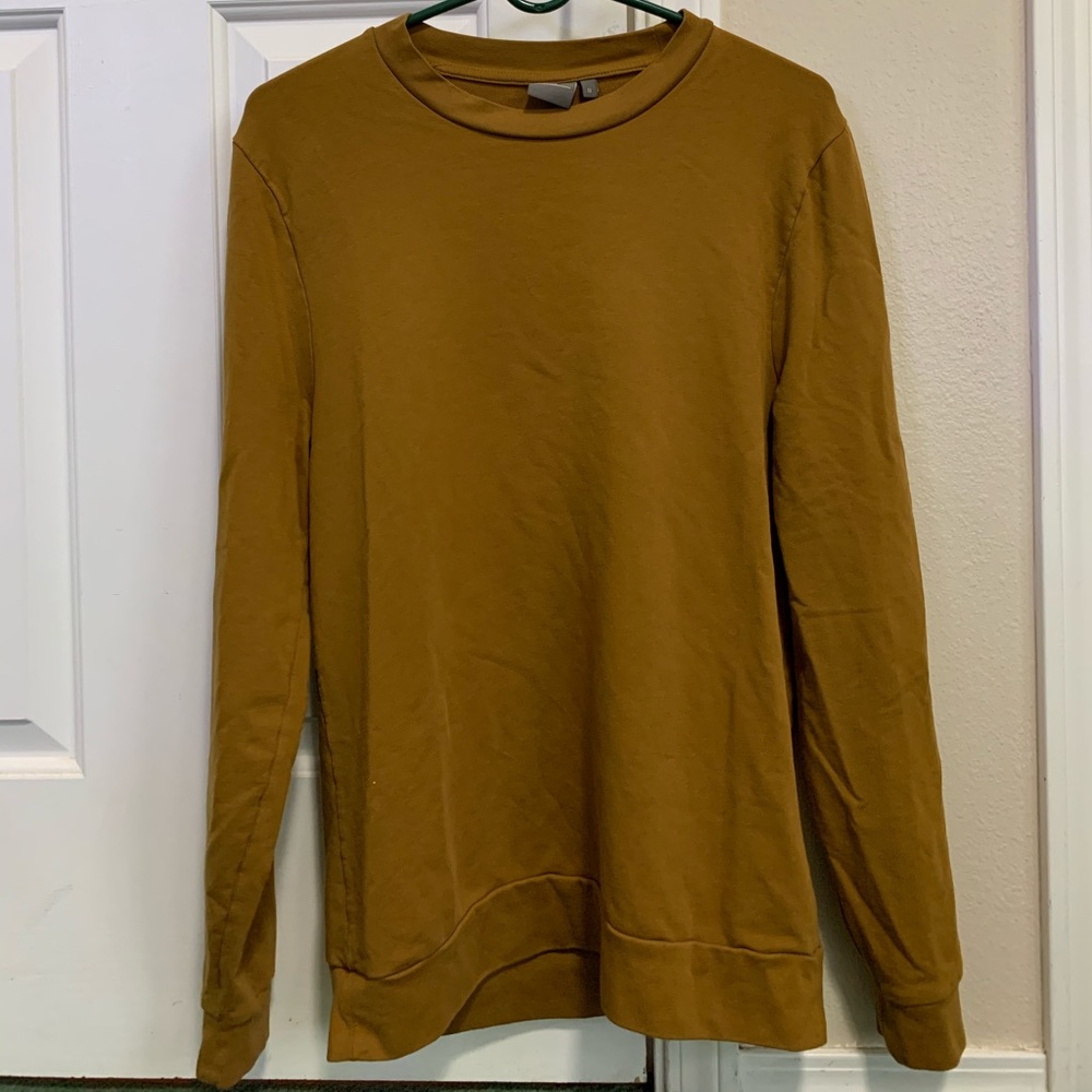 yellow asos sweatshirt